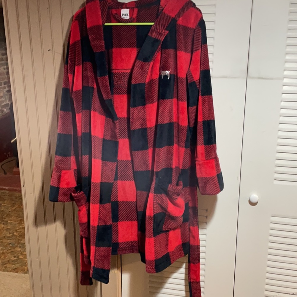 Pink Victoria Secret Plush Robe